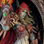 Hearthstone Sylvanas Windrunner 10th Anniversary 3D Art Frame