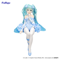 Hatsune Miku Noodle Stopper Figure Flower Fairy Nemophila Pail Blue Color Ver.