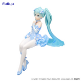 Hatsune Miku Noodle Stopper Figure Flower Fairy Nemophila Pail Blue Color Ver.