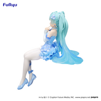 Hatsune Miku Noodle Stopper Figure Flower Fairy Nemophila Pail Blue Color Ver.
