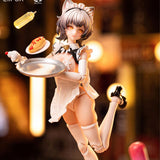 Eiifox X BearPanda Cat Maid Little Pudding 1/12 Scale Action Figure Deluxe Ver.