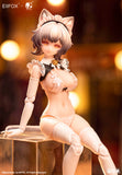 Eiifox X BearPanda Cat Maid Little Pudding 1/12 Scale Action Figure Deluxe Ver.