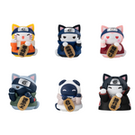 MEGA CAT PROJECT NARUTO Nyaruto! Beckoning cat FORTUNE One more time ! (Set of 6)