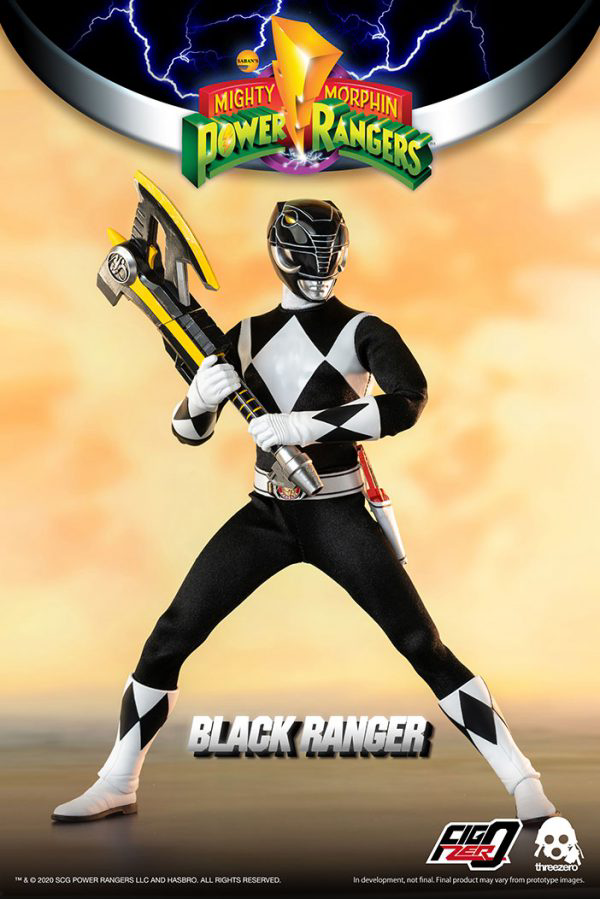 Mighty Morphin Power Rangers FigZero 1/6 Black Ranger - Hobby Bee Canada