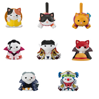 Mega Cat Project One Piece Nyan Piece Nyan! Luffy & Paramount War of Marineford (Set of 8)