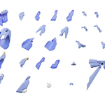 [Backorder] MECHA SUPPLY 33 EXPANSION ARMOR Type E Dress Ver. (LIGHT BLUE) Model Kit
