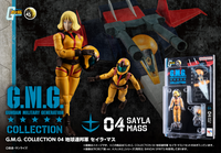 G.M.G. COLLECTION 04 Mobile Suit Gundam Earth Federation Sayla Mass 1/18 Action Figure