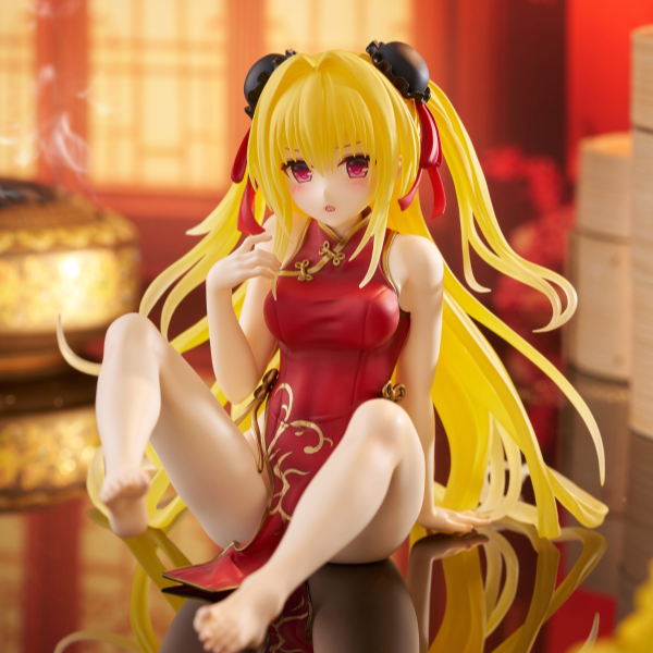 To Love-Ru Darkness Desktop Cute Figure Golden Darkness (Chinese Dress Ver.)