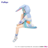 Hatsune Miku Noodle Stopper Figure Rabbit Ear Hood Pajama Blue Color Ver.