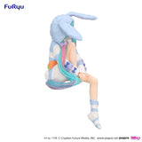 Hatsune Miku Noodle Stopper Figure Rabbit Ear Hood Pajama Blue Color Ver.