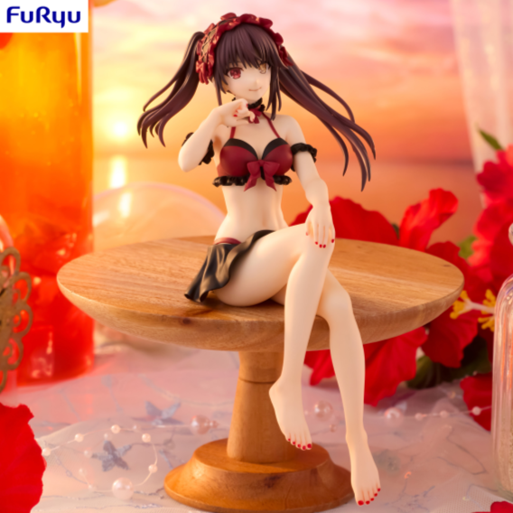 Date A Live Ⅴ Noodle Stopper Figure Kurumi Tokisaki Swimsuit Ver.