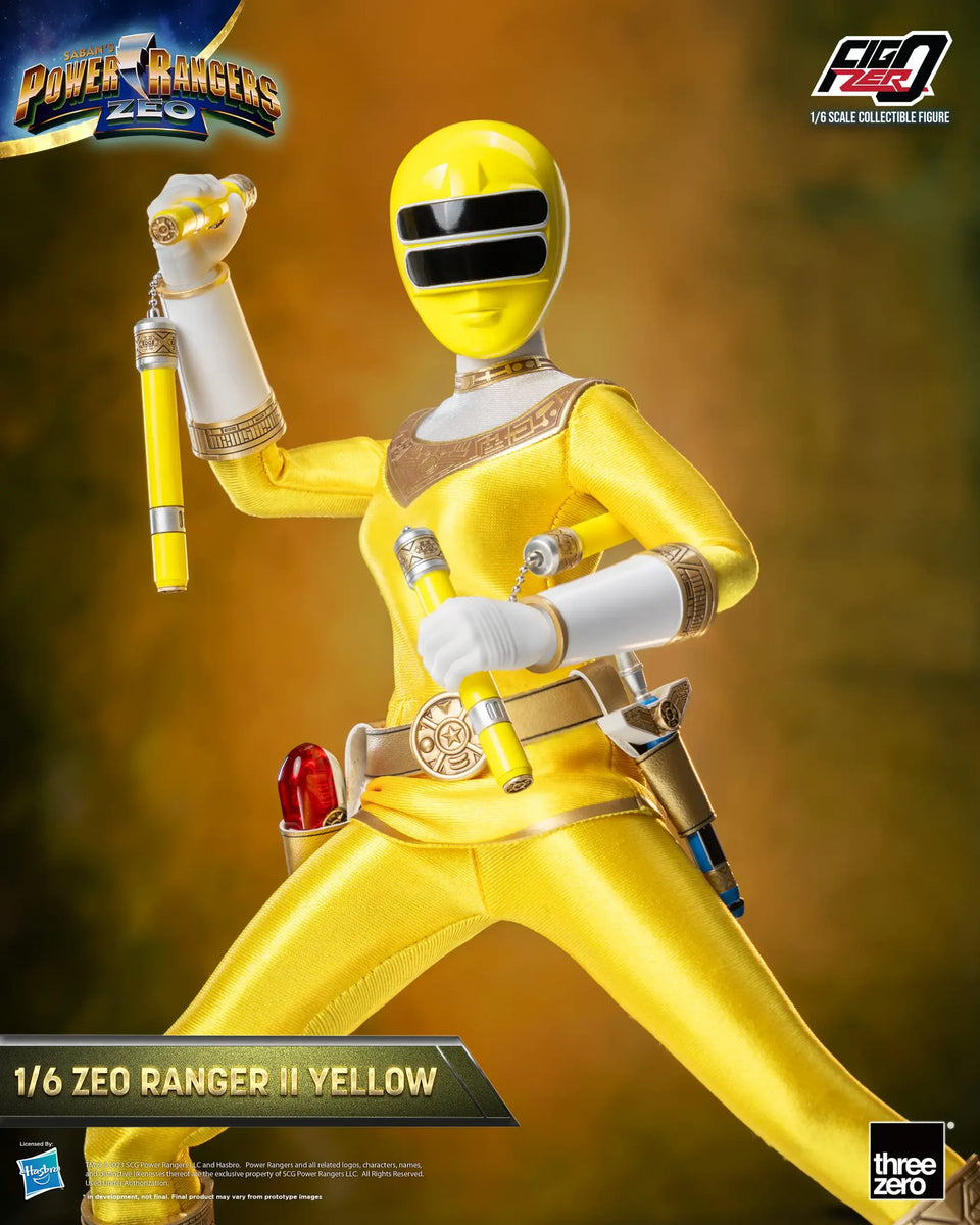 Power Rangers Zeo FigZero 1/6 Zeo Ranger II Yellow - Hobby Bee Canada