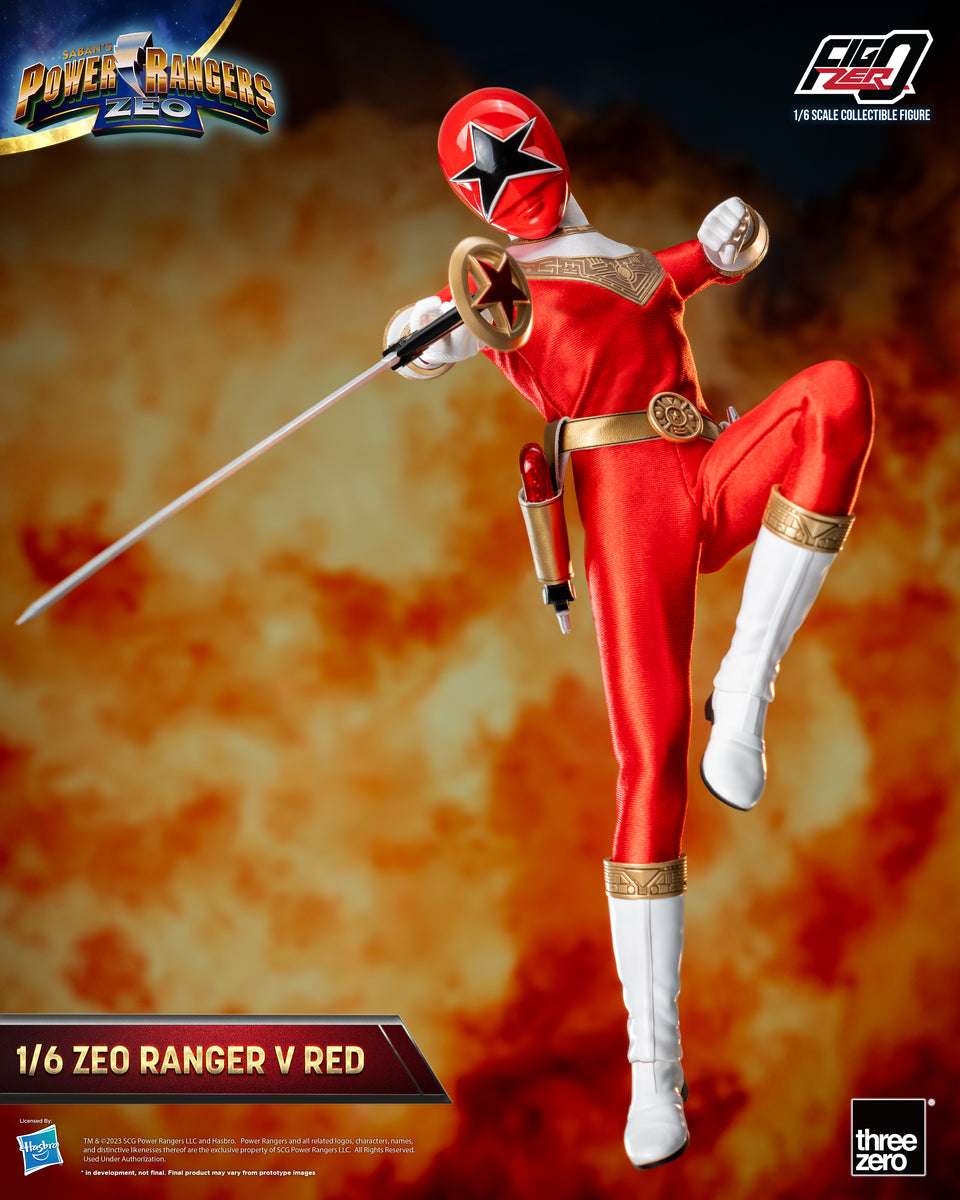 Power Rangers Zeo FigZero 1/6 Zeo Ranger V Red (Reissue) - Hobby Bee Canada