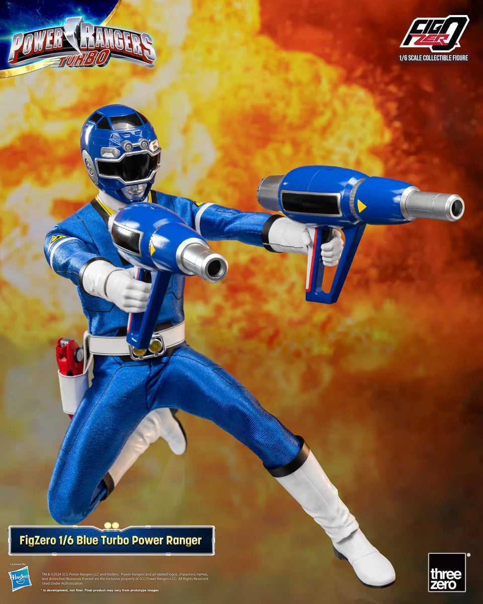 Power Rangers Turbo FigZero 1/6 Blue Turbo Power Ranger - Hobby Bee Canada