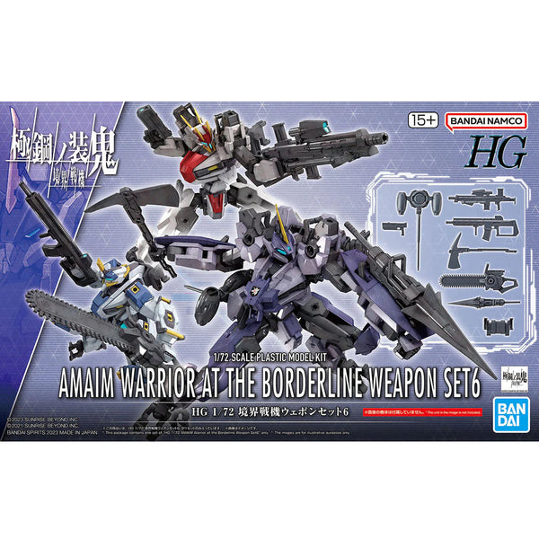 [Backorder] Bandai Hobby HG 1/72 AMAIM Warrior at the Borderline Weapon Set6