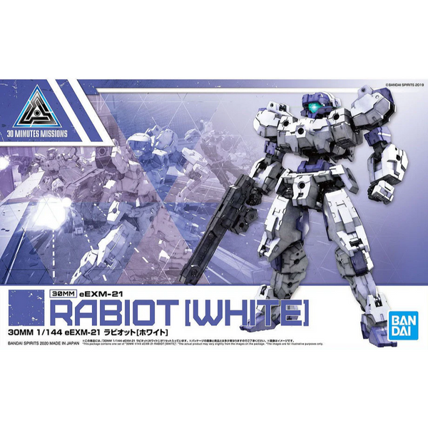 Bandai Hobby 30MM 1/144 eEXM-21 RABIOT [WHITE]