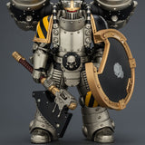 WARHAMMER Iron Warriors MkII Assault Legionary 1 with Bolt Pistol, Chain Axe & Combat Shield