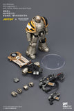 WARHAMMER Iron Warriors MkII Legionary 1 with Vexilla, Bolter and Bolt Pistol