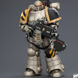 WARHAMMER Iron Warriors MkII Legionary 1 with Vexilla, Bolter and Bolt Pistol