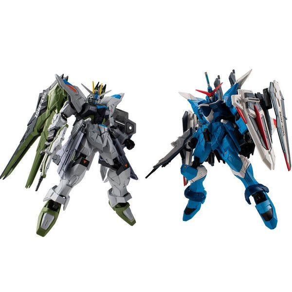 MOBILE SUIT GUNDAM G-FRAME FA FREEDOM GUNDAM (REAL TYPE COLOUR) & JUSTICE GUNDAM (REAL TYPE COLOUR)