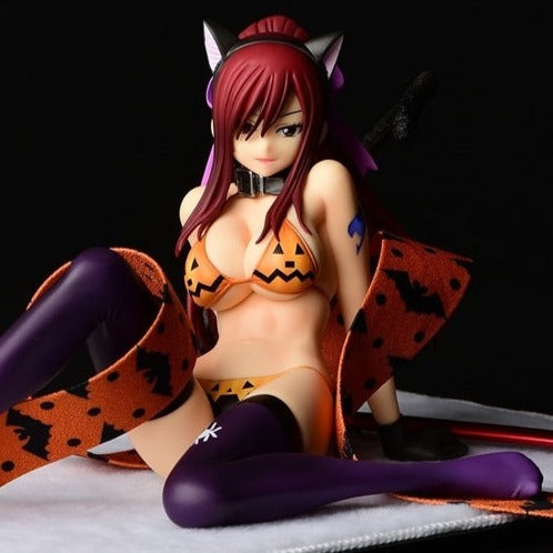Fairy Tail Erza Scarlet Halloween Cat Gravure Style