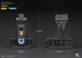 WARHAMMER Ultramarines Captain MkX Helmet & Display Stand