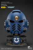 WARHAMMER Ultramarines Captain MkX Helmet & Display Stand