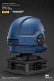 WARHAMMER Ultramarines Captain MkX Helmet & Display Stand
