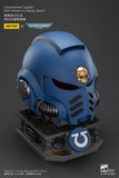 WARHAMMER Ultramarines Captain MkX Helmet & Display Stand
