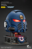 WARHAMMER Ultramarines Captain MkX Helmet & Display Stand