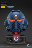 WARHAMMER Ultramarines Captain MkX Helmet & Display Stand