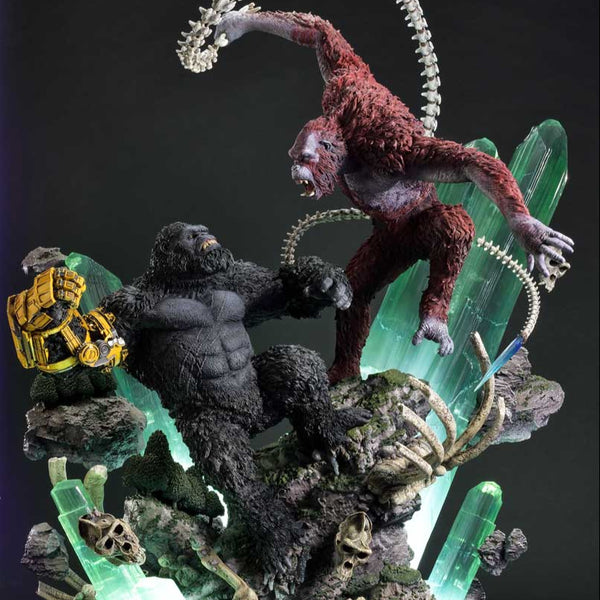 Prime 1 Studio Ultimate Diorama Masterline Godzilla x Kong: The New Empire Kong vs Skar King