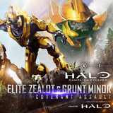 Ultimate Premium Masterline Halo: Campaign Evolved Elite Zealot & Grunt Minor: Covenant Assault