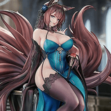 Azur Lane Amagi: Throne of Fallen Petals Ver.