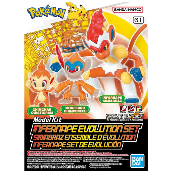 Bandai Hobby POKEMON MODEL KIT INFERNAPE EVOLUTION SET