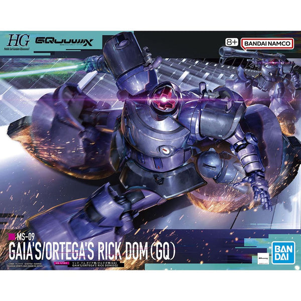 Bandai Hobby HG 1/144 "GQuuuuuuX" GAIA'S/ORTEGA’S RICK DOM