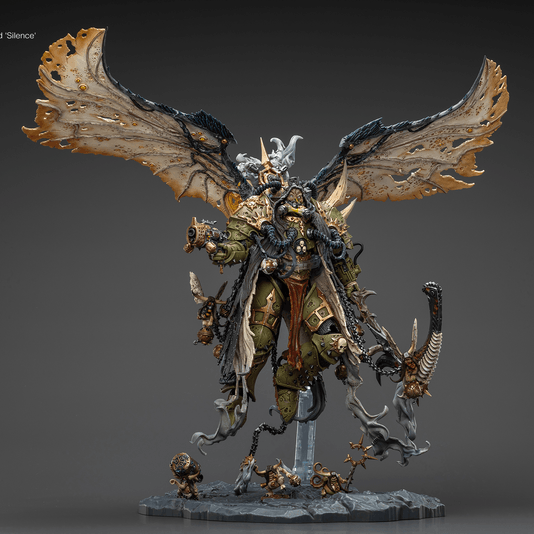 Mortarion, Daemon Primarch of Nurgle with Ancient weapons ‘The Lantern' and ‘Silence'