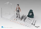 HIYA Exquisite Basic Series 1/12 5.7 Inch Attack on Titan 1-3 Levi Ackerman Action Figure