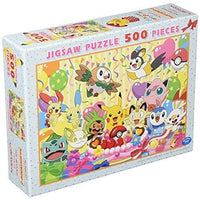 Lets Eat Together! Celebration Cake "Pokemon" 500P Puzzle (PK500-02)