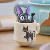 Jiji in Teacup Roly Poly TIlting Figure "Kiki's Delivery Service" (YR-MC05)