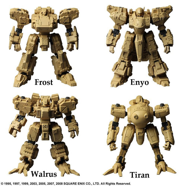 [Backorder] Front Mission Structure Arts 1/72  Plastic Model Kit Series Vol.2 (Set of 4)