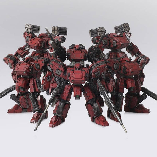 [Backorder] Front Mission Structure Arts 1/72  Plastic Model Kit Series Vol.2 Frost Hell Wall Ver. (Set of 6)