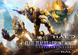Ultimate Premium Masterline Halo: Campaign Evolved Elite Zealot & Grunt Minor: Covenant Assault Bonus Version