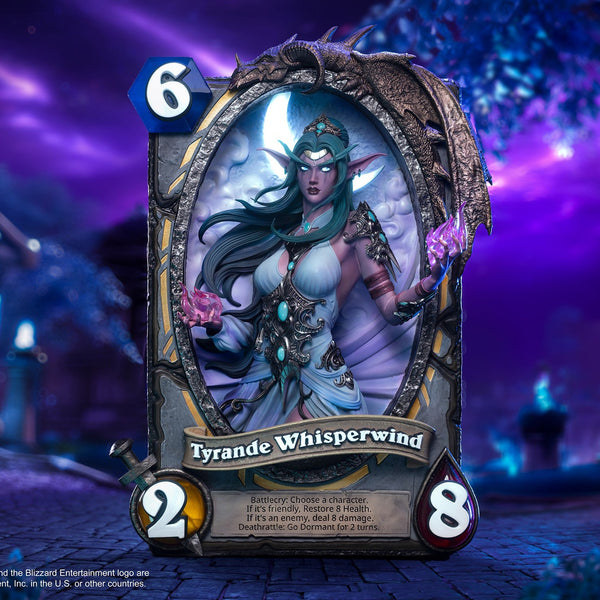 Blizzard Hearthstone® Tyrande Whisperwind 3D Art Frame Statue