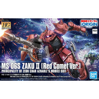 Bandai Hobby HG 1/144 #024 MS-06S Zaku II Red Comet Ver. 'Gundam The Origin'