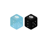 Hololive Card Game - OFFICIAL DICE SET LIGHT BLUE/BLACK (2-PIECE SET)