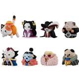 Mega Cat Project One Piece Luffy and Seven Warlords of the Sea (Set of 8) (Reissue)