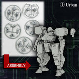 KIKOU SENSEN 1/100th Scale Plastic Model Kit Wave 1 (Set of 6)