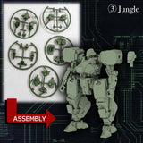 KIKOU SENSEN 1/100th Scale Plastic Model Kit Wave 1 (Set of 6)