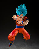 Super Saiyan God Super Saiyan Son Goku (Blue Power Transcending Limits) "Dragon Ball Super" S.H.Figuarts